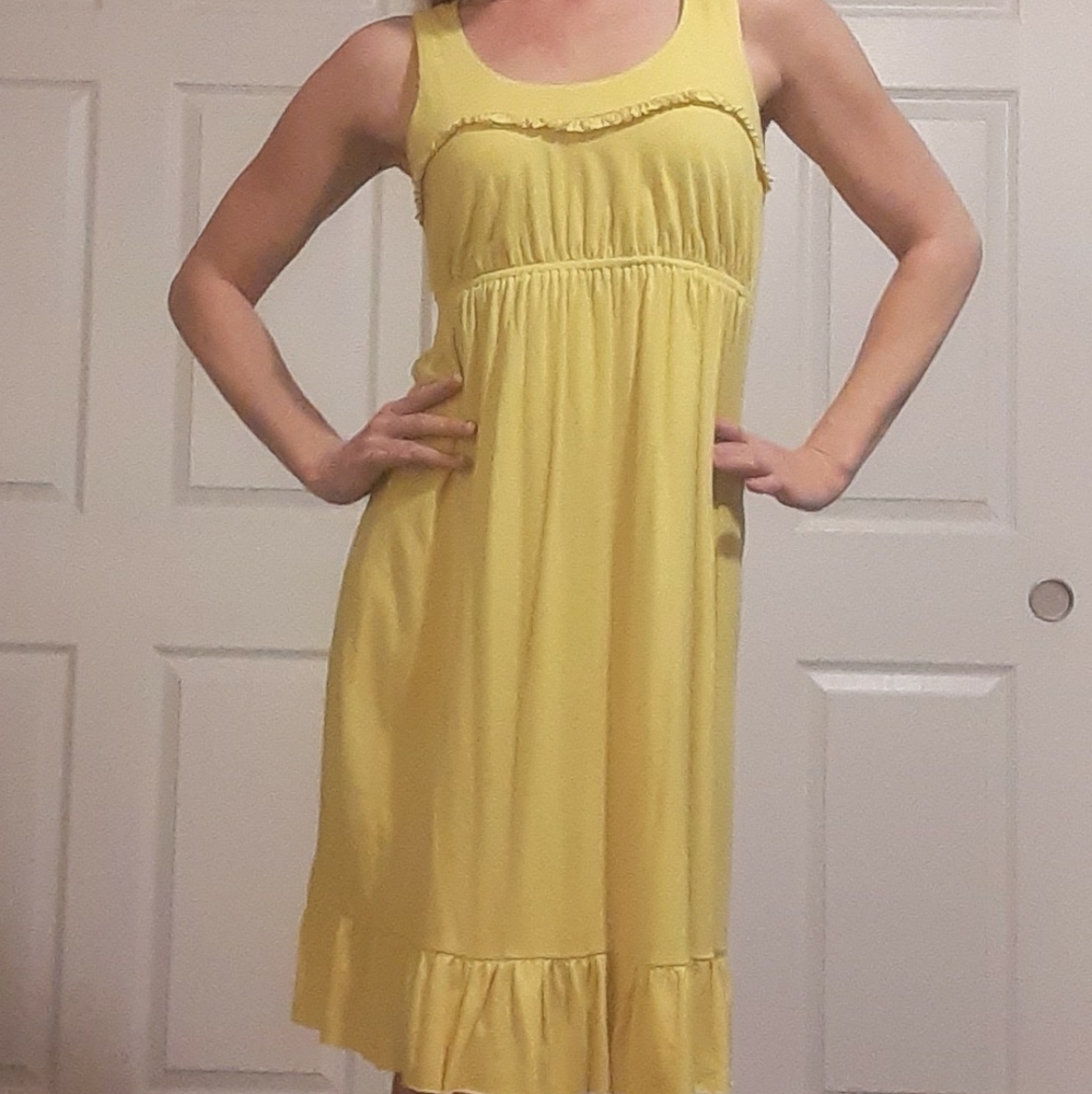 Sunny Yellow Sleeveless Dress